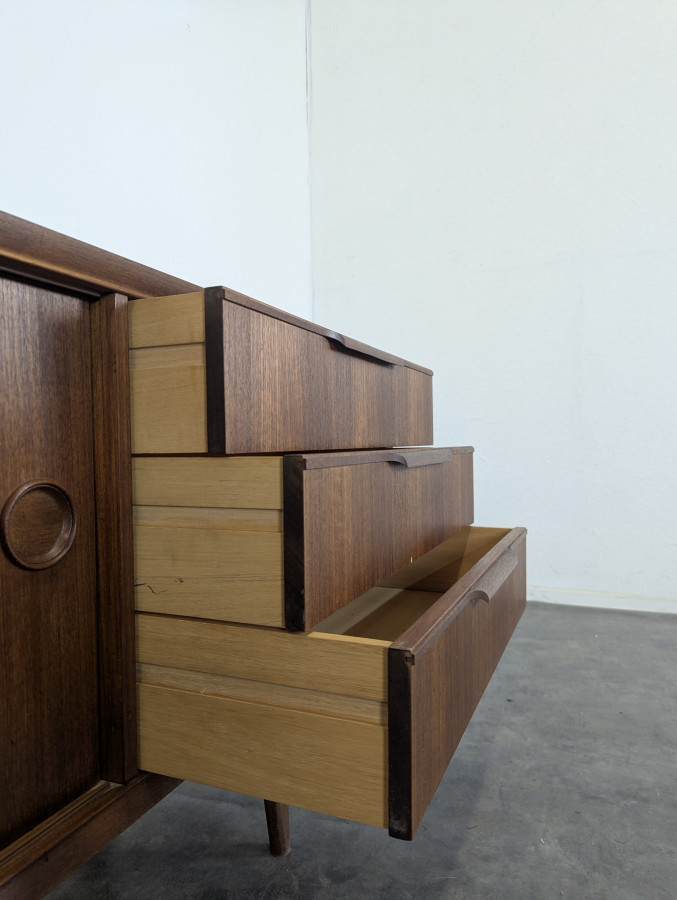 Enfilade scandinave en teck Designer Rudolf Bernd Glatzel, Fristho 1960