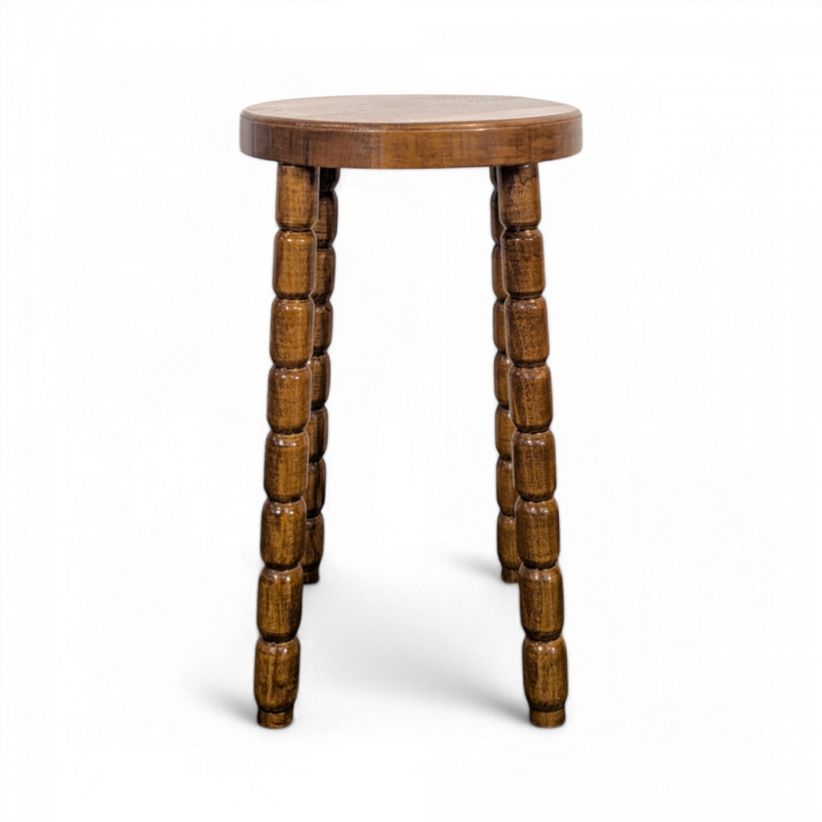 Tabouret bobine en bois