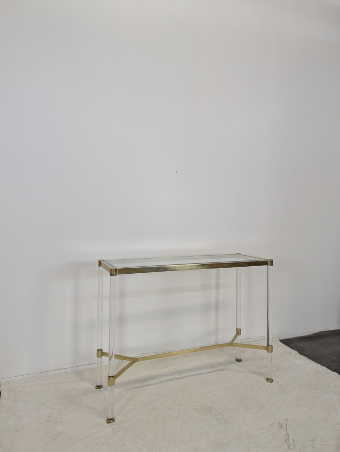 Console DLG de la Maison Pierre VANDEL en plexiglass
