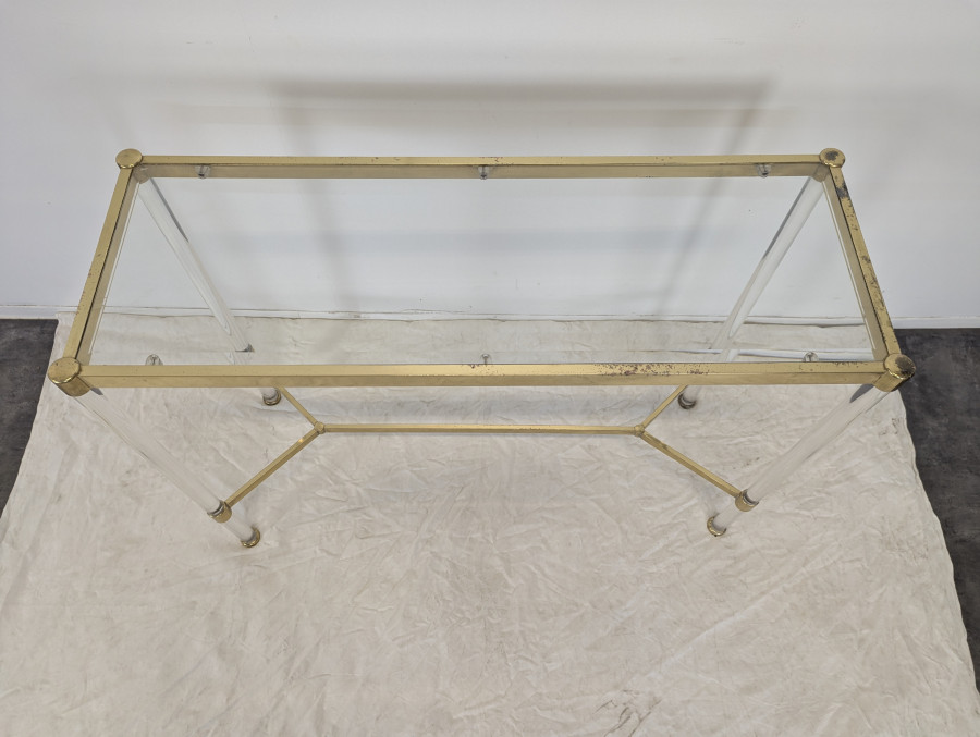 Console DLG de la Maison Pierre VANDEL en plexiglass