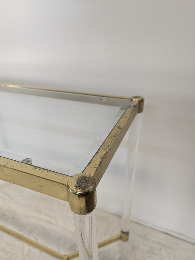 Console DLG de la Maison Pierre VANDEL en plexiglass