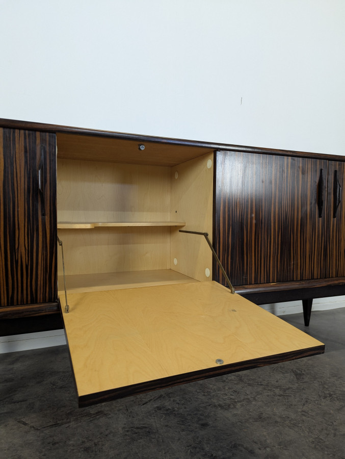 Enfilade Scandinave en Ebène de Macassar et Sycomore années 60
