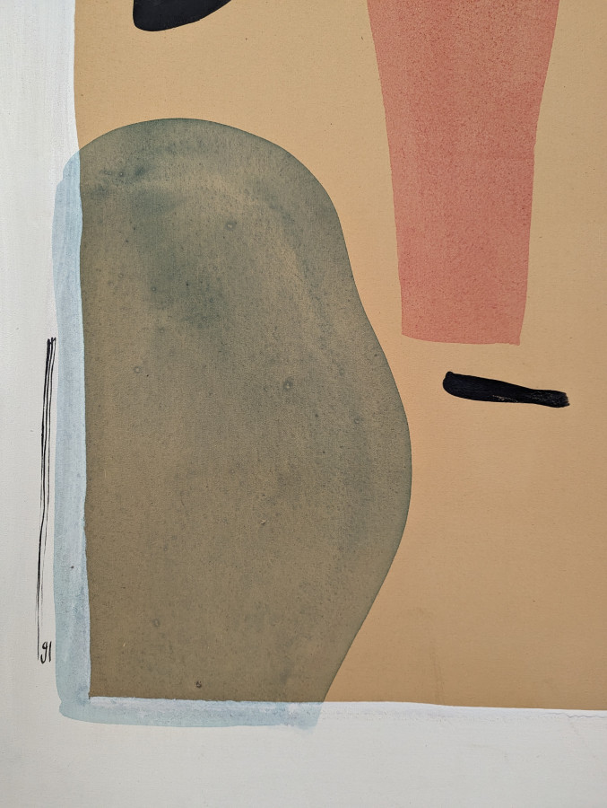 Tableau abstrait fin XX ème