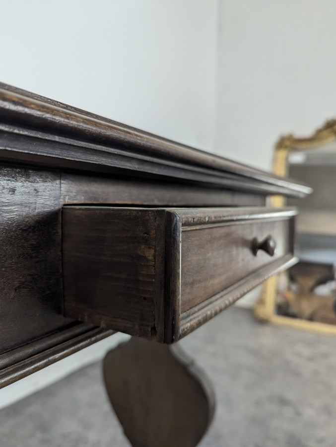 Table Italienne en marqueterie XIX ème
