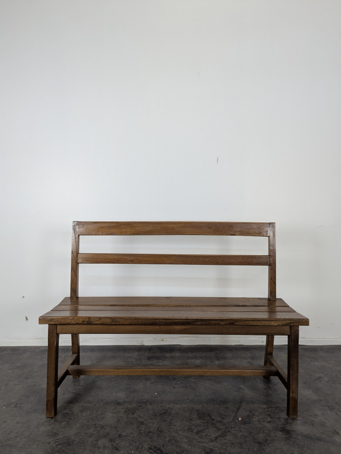 Banc rustique en chêne