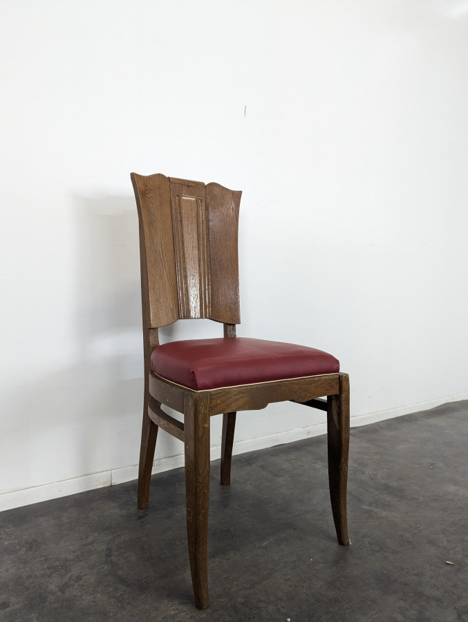 Série de 6 chaises années 50