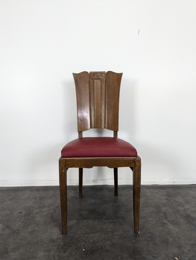 Série de 6 chaises années 50
