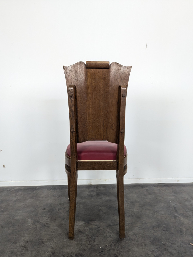 Série de 6 chaises années 50