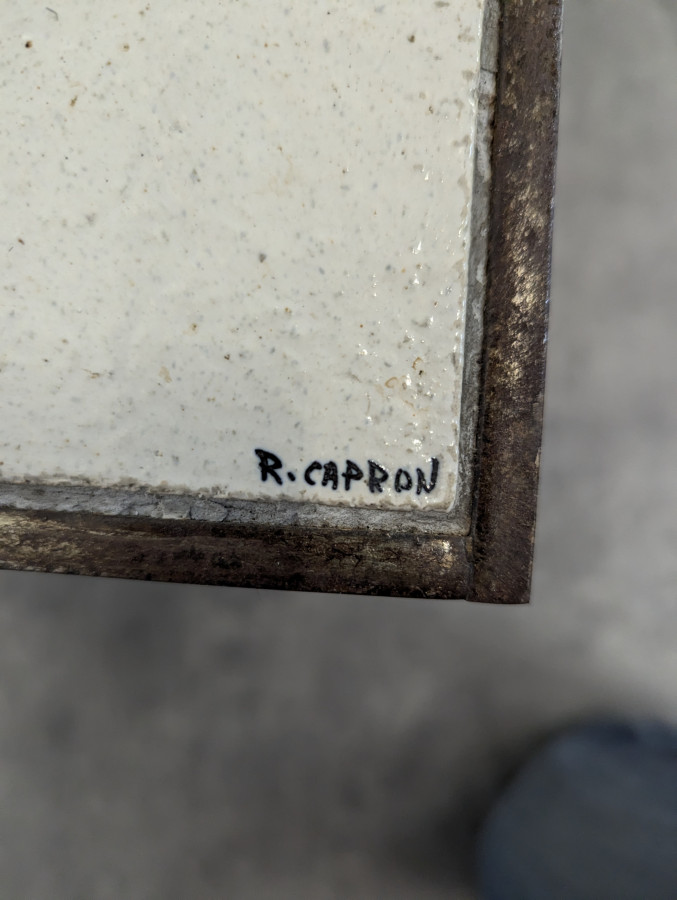 Table basse en carreaux de céramique de Roger Capron