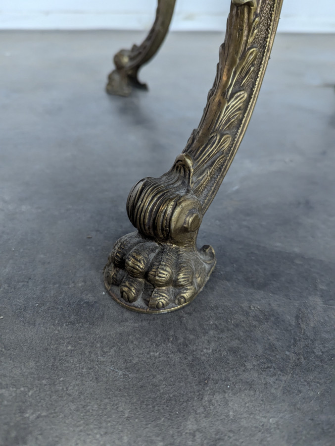 Table basse en Bronze et Onyx