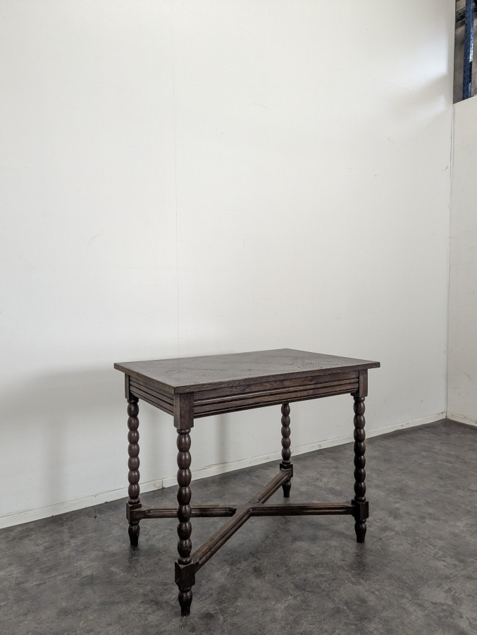 Table à pieds Bobines en chêne