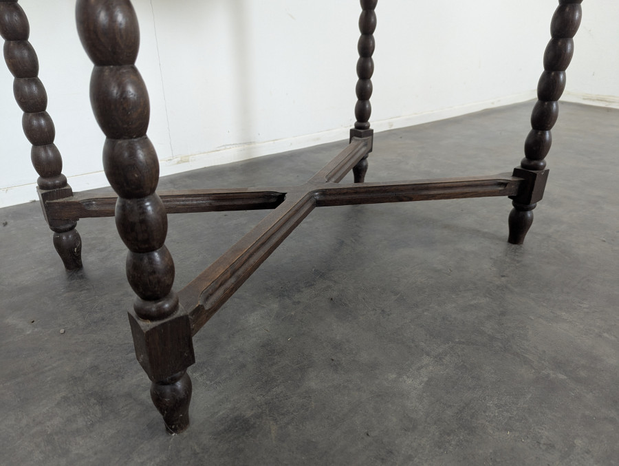 Table à pieds Bobines en chêne