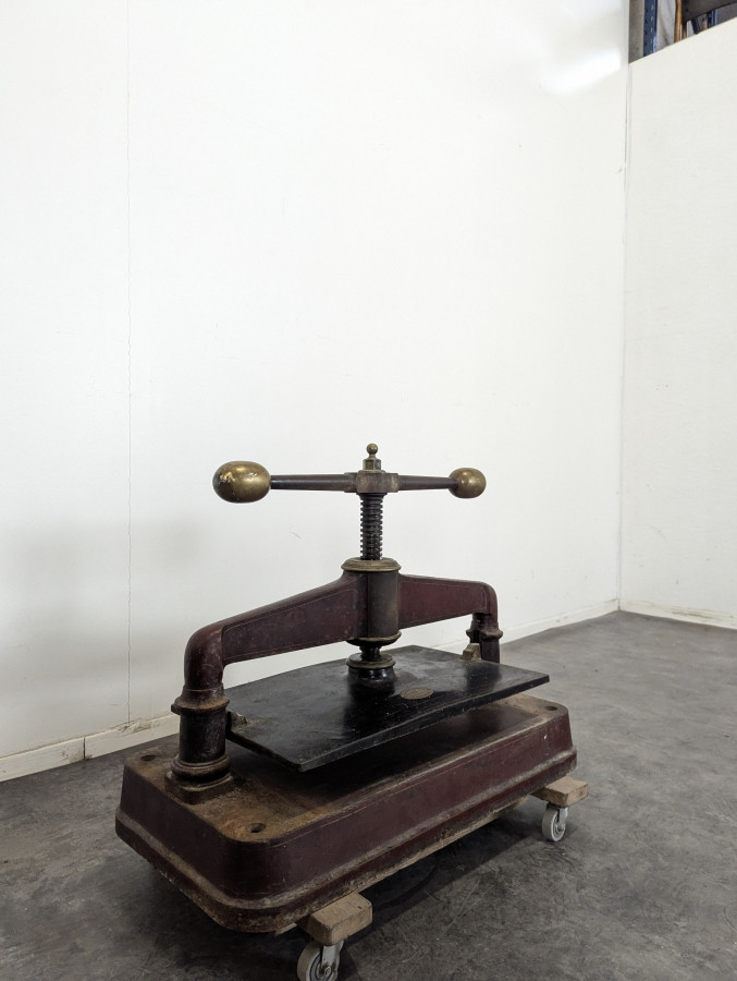 Presse à papier en fonte et bronze du XIX ème