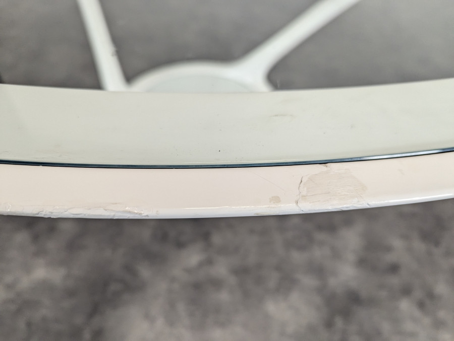 Table de salle à manger blanche Oraïto Rochebobois
