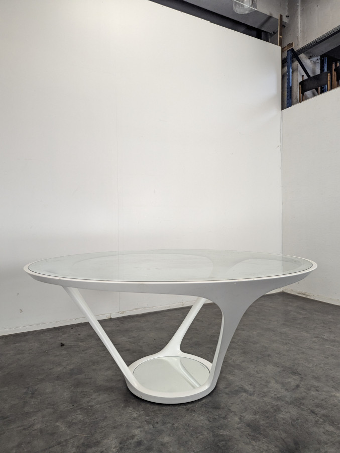 Table de salle à manger blanche Oraïto Rochebobois