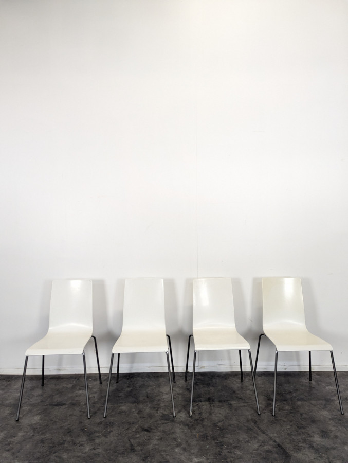 Série de 4 chaises de style Italien