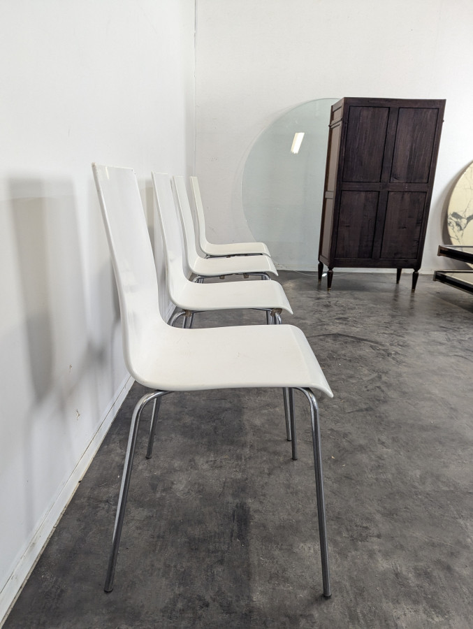 Série de 4 chaises de style Italien