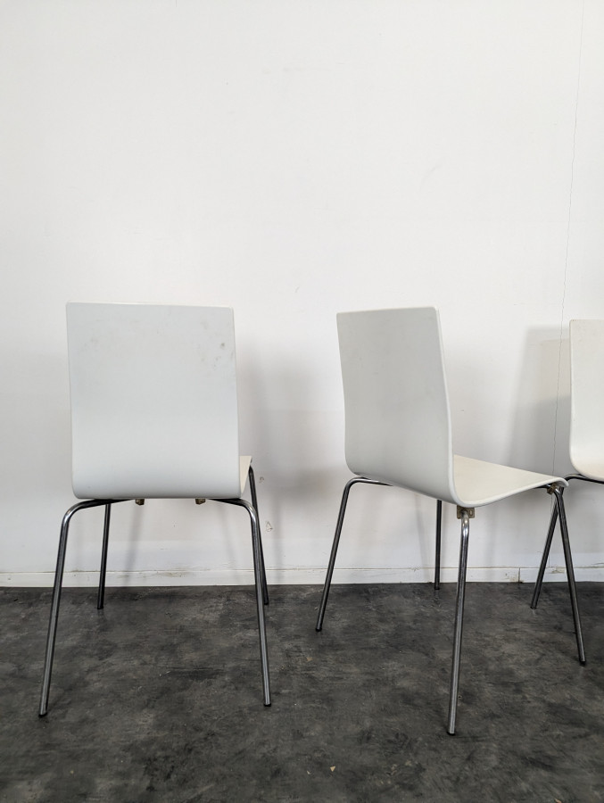 Série de 4 chaises de style Italien
