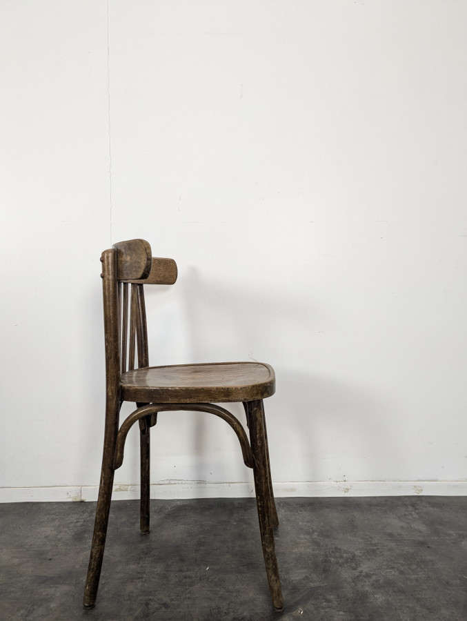 Lot de 7 chaises de bistrot Baumann