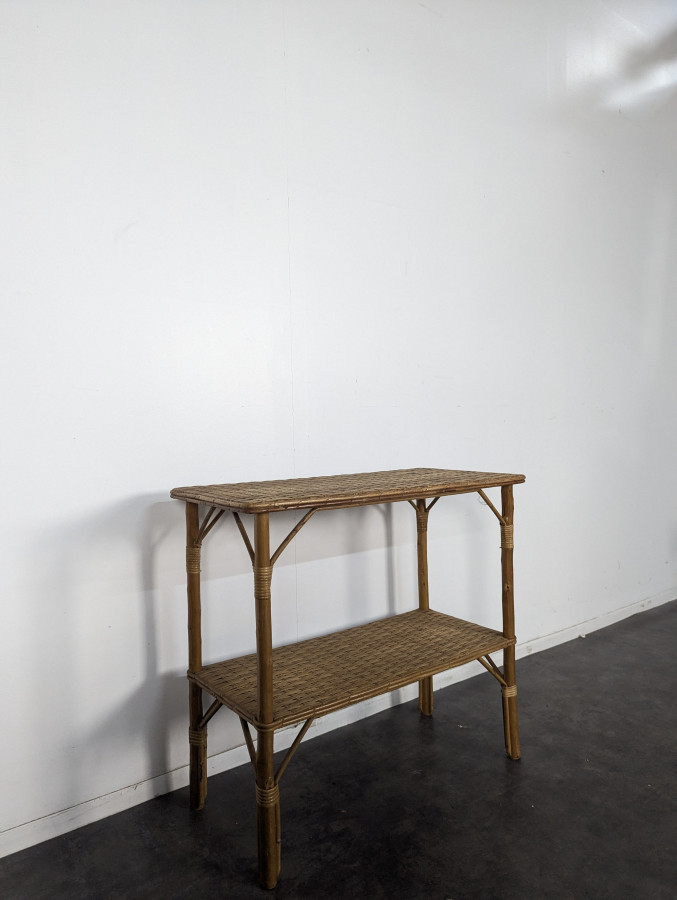 Console en bambou