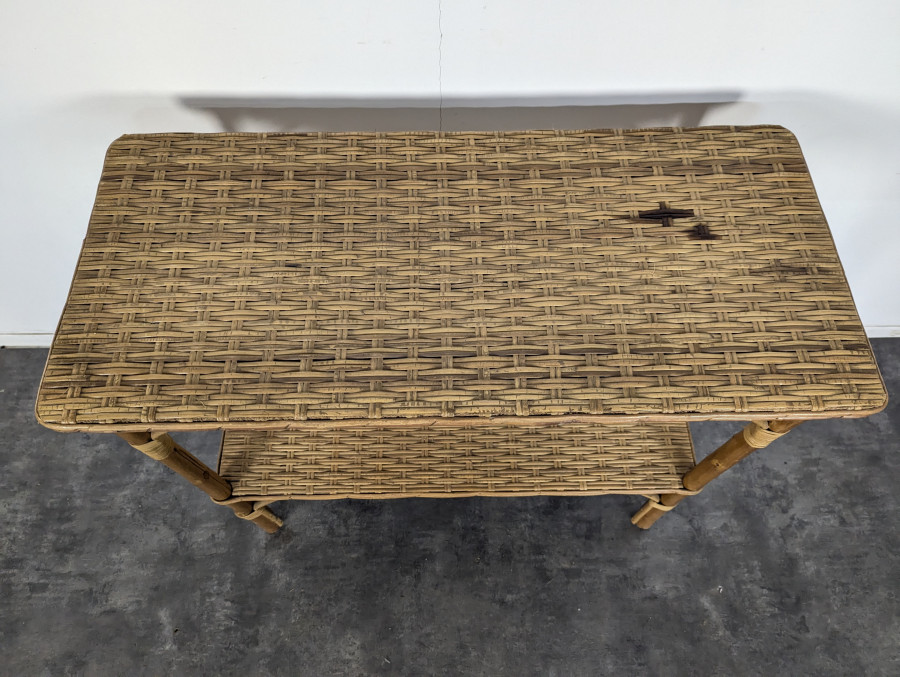 Console en bambou