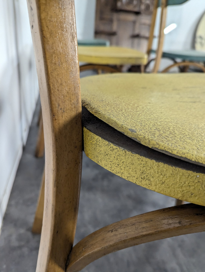 Série de 6 chaises vintage