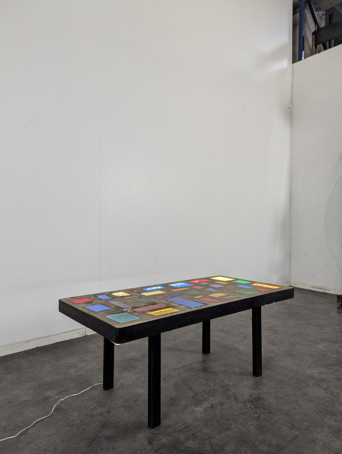 Table basse dans l'esprit de Jacques Avoinet