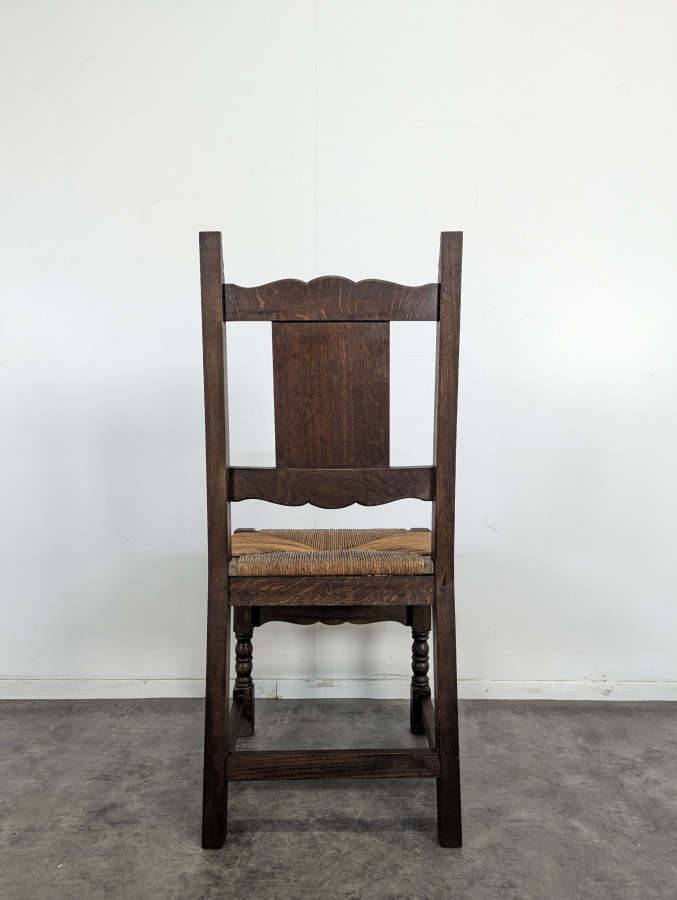 Série de 4 chaises dans l'esprit de Dudouyt