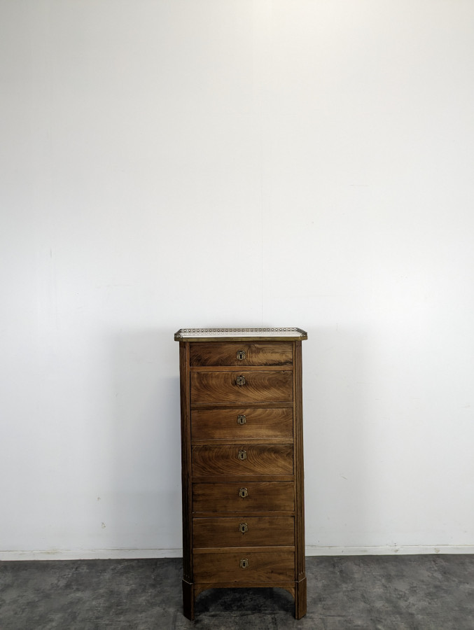Semainier en Trompe l'oeil formant un secrétaire du XIX ème