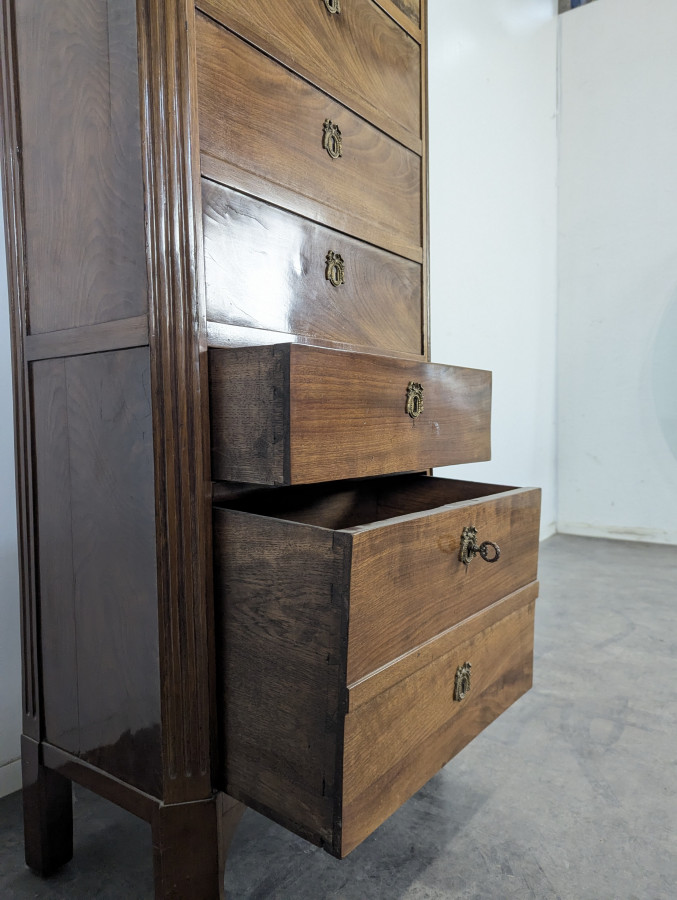 Semainier en Trompe l'oeil formant un secrétaire du XIX ème
