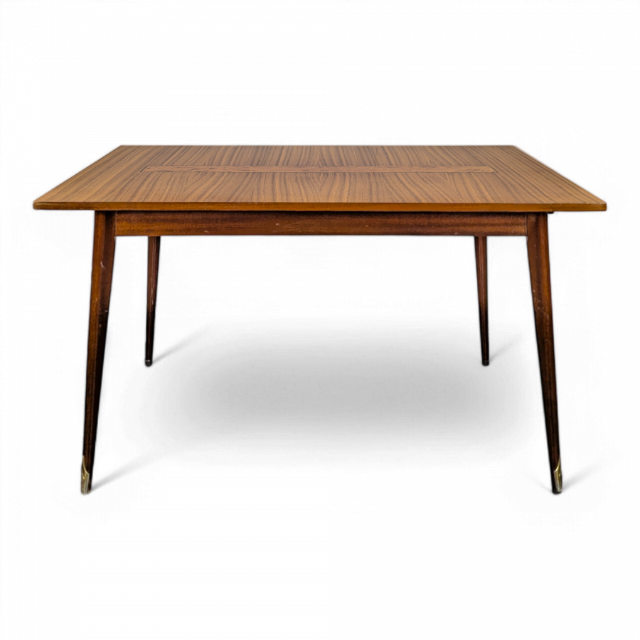 Table années 60 vernis polyester