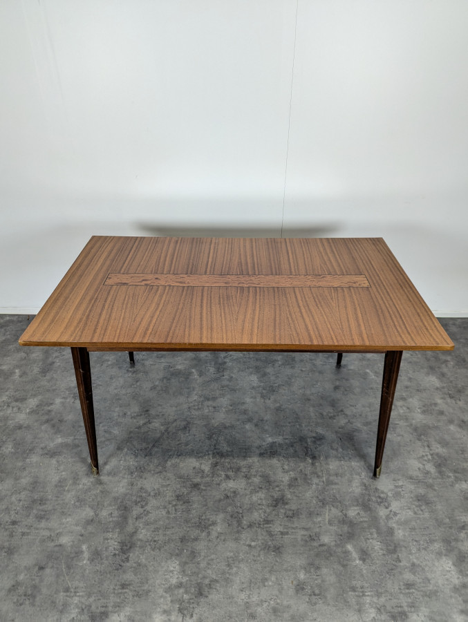 Table années 60 vernis polyester