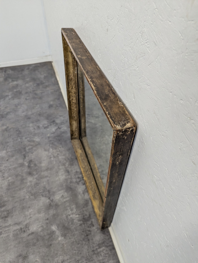 Miroir époque Restauration en Stuc et Bois doré
