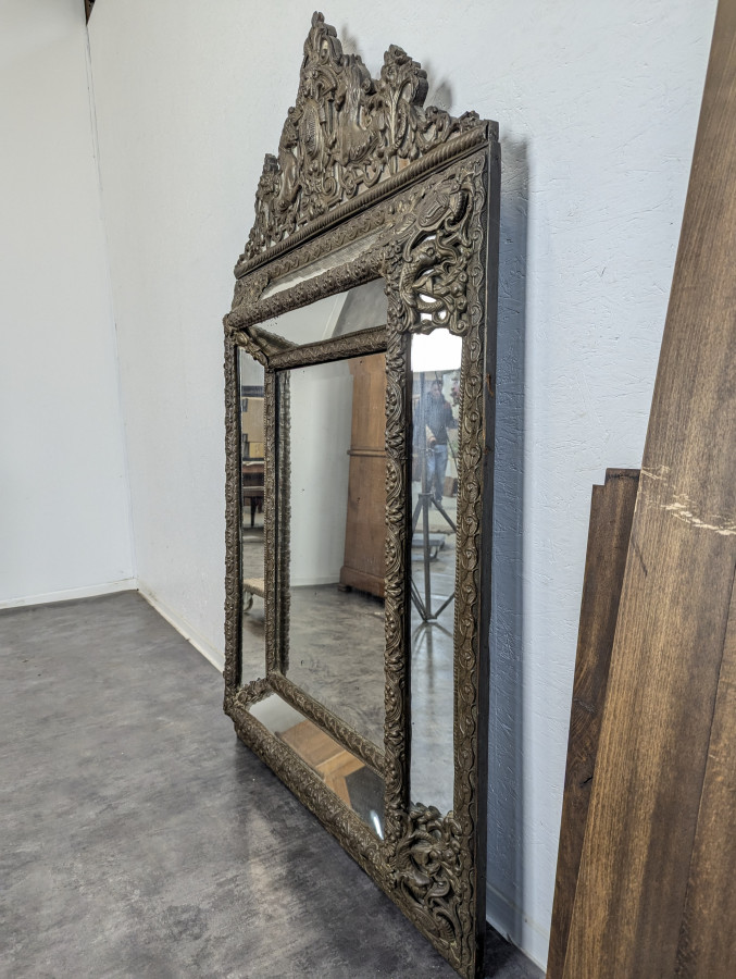 Miroir de style Louis XIII époque Napoléon III à parclose