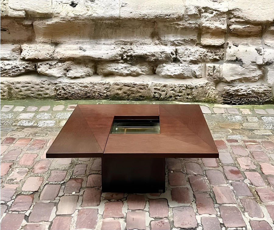 Table basse années 70 par Paul Michel