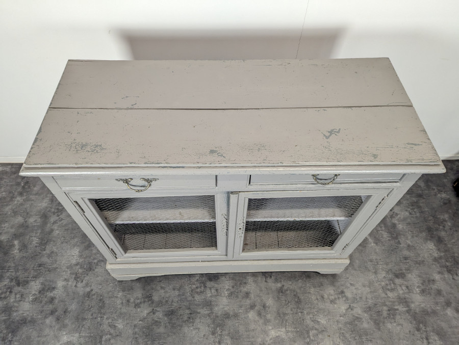 Buffet garde manger patiné