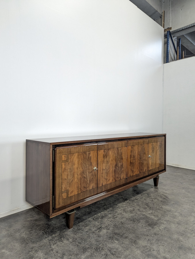 Enfilade vintage années 50 en marqueterie