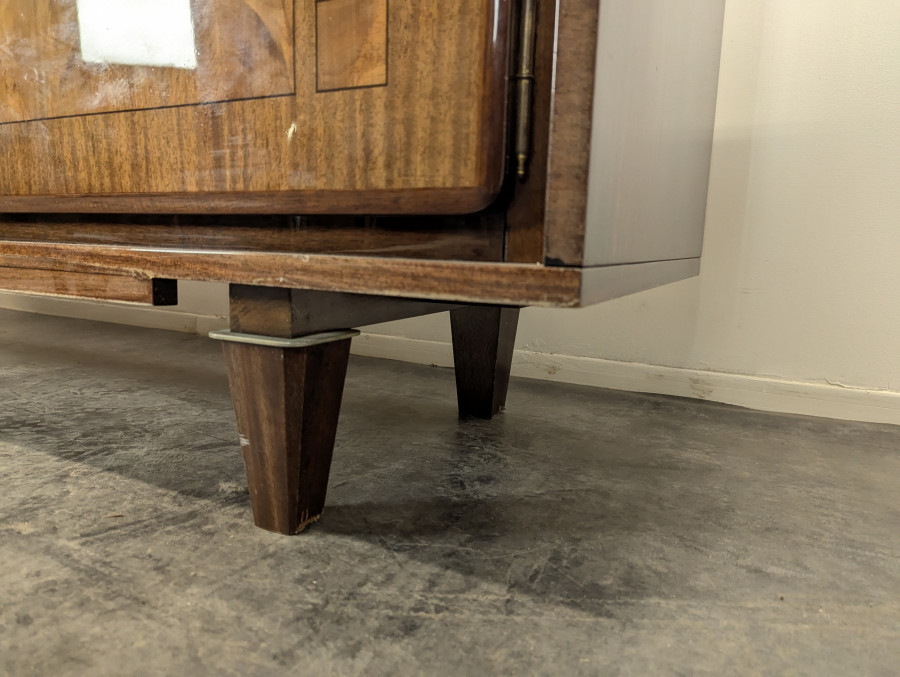 Enfilade vintage années 50 en marqueterie