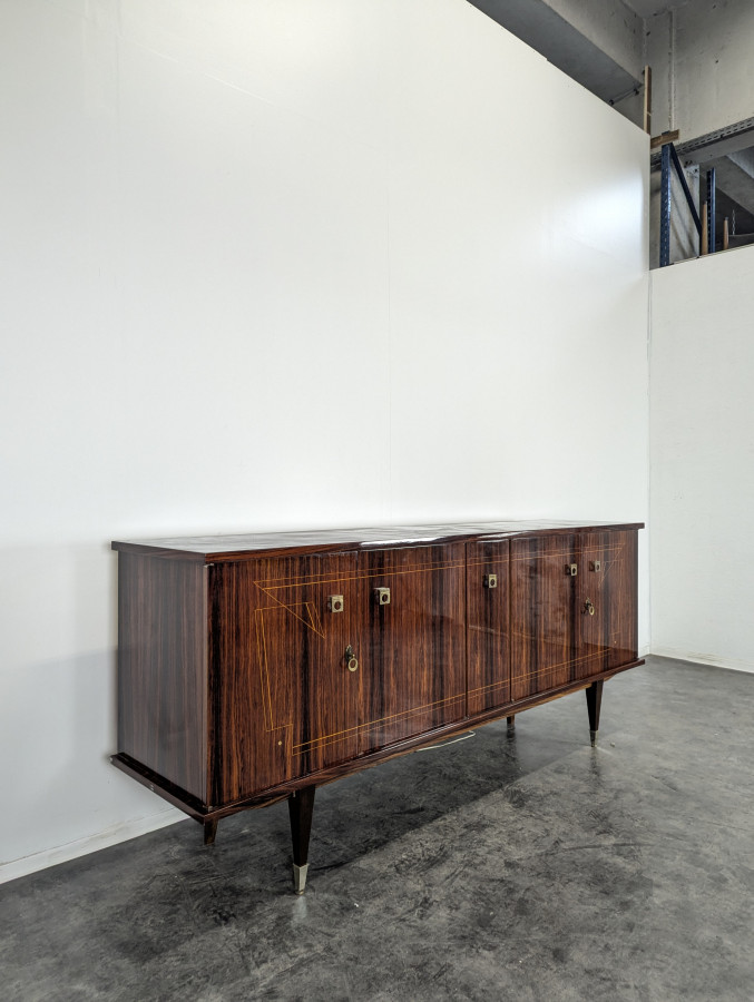 Enfilade bar laquée années 70