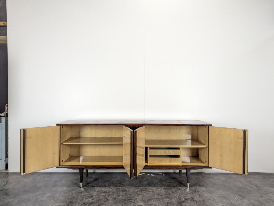 Enfilade bar laquée années 70