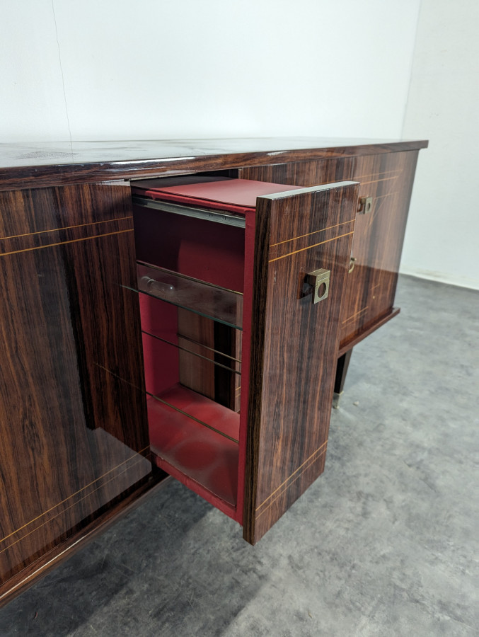 Enfilade bar laquée années 70