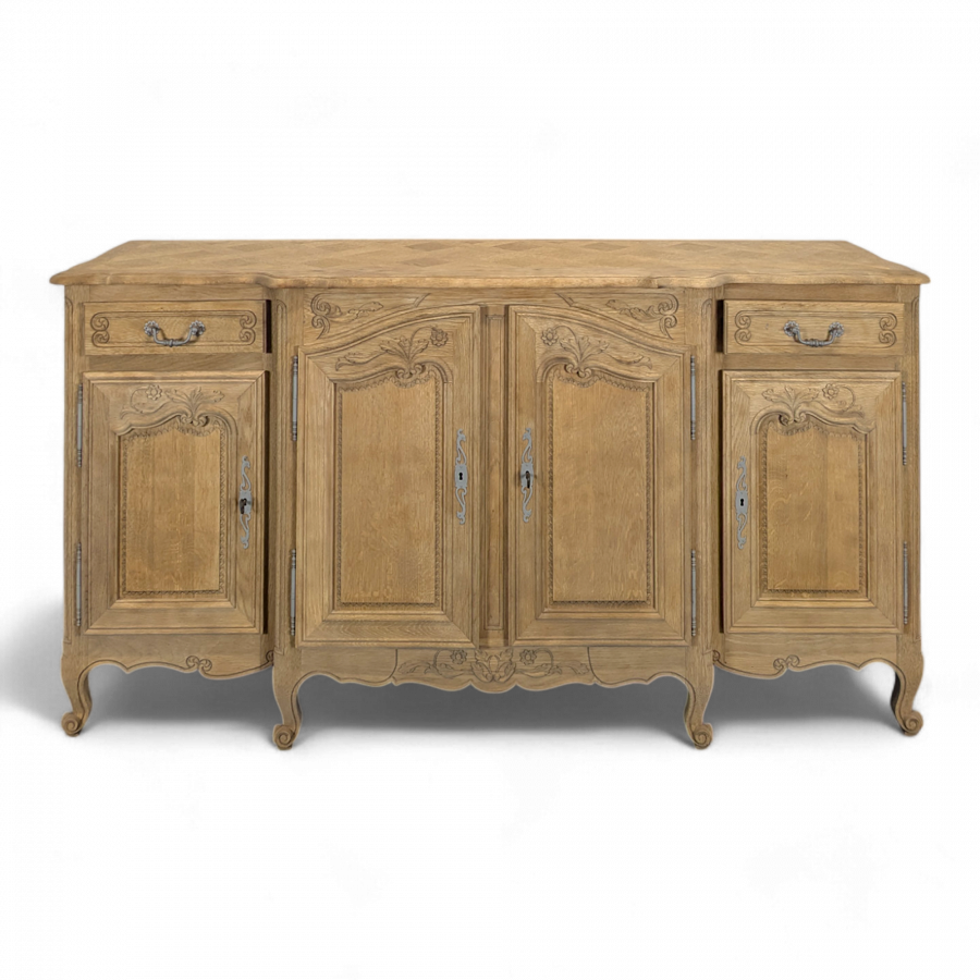 Enfilade neo rustique de style Louis XV décapée
