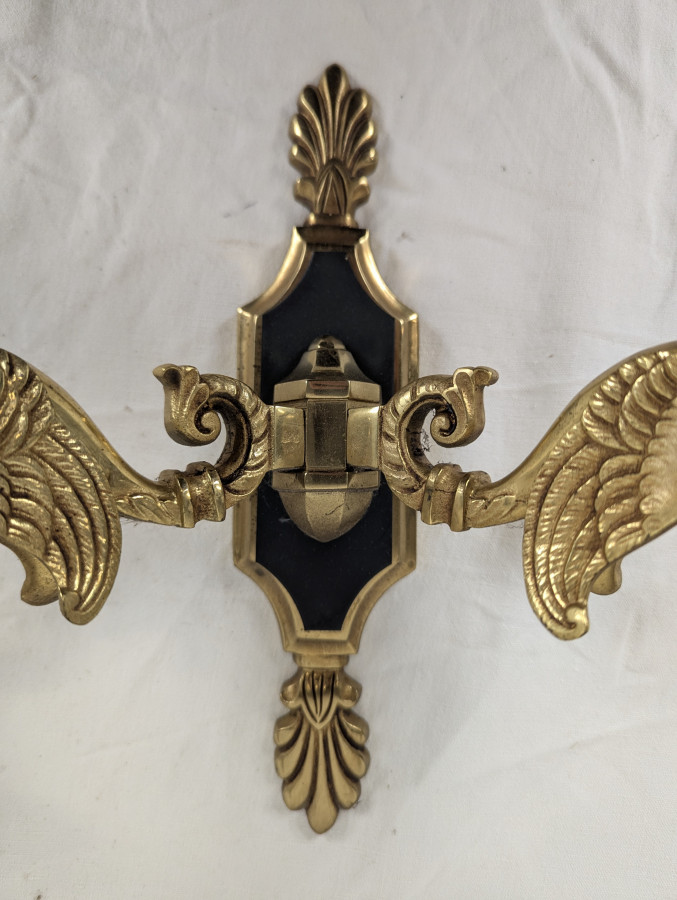 Paire d'applique de style Empire en bronze