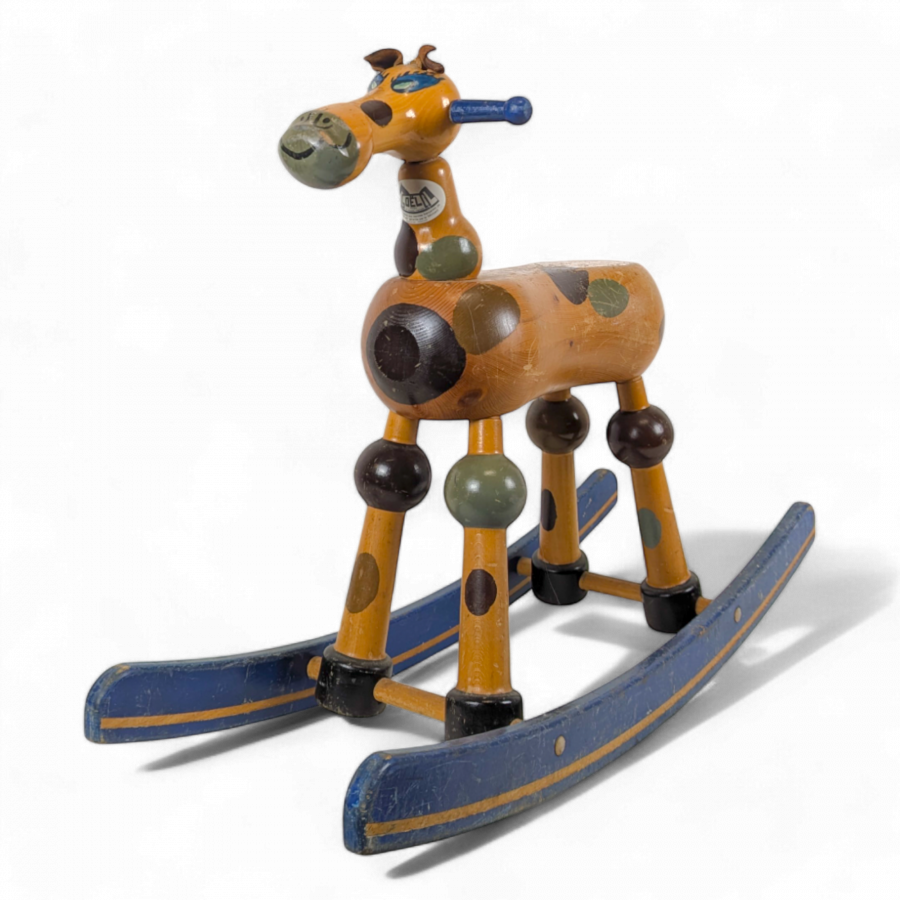 Cheval à Bascule en bois GEOLO