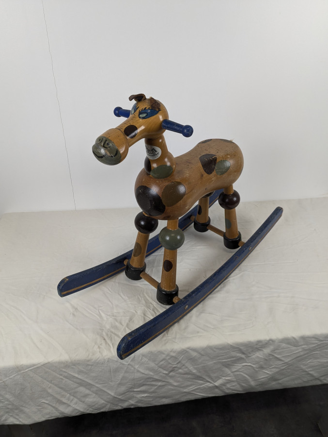 Cheval à Bascule en bois GEOLO