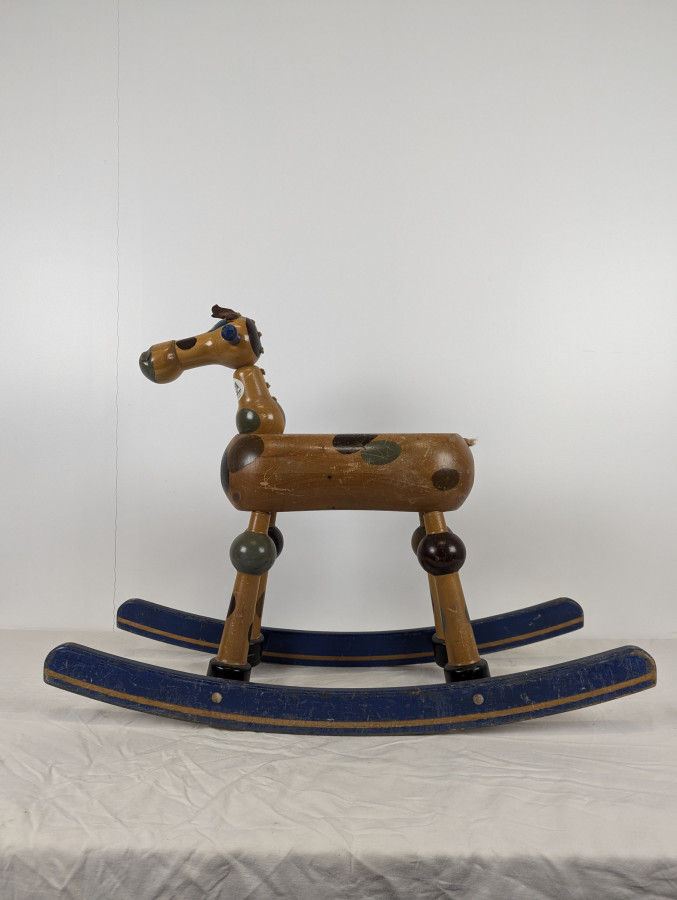Cheval à Bascule en bois GEOLO
