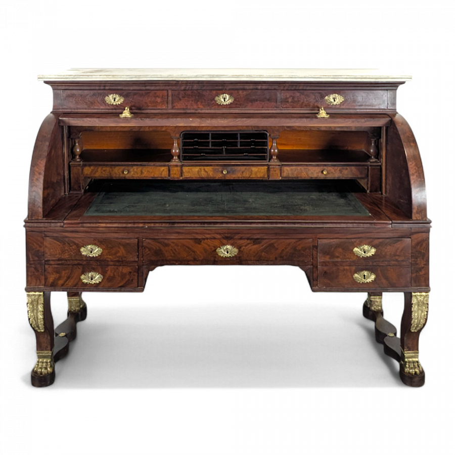 Bureau cylindre d'époque Empire