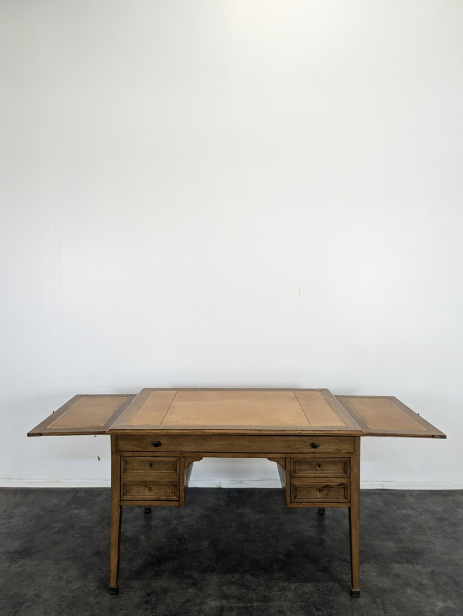 Bureau de style Directoire en Acajou blond