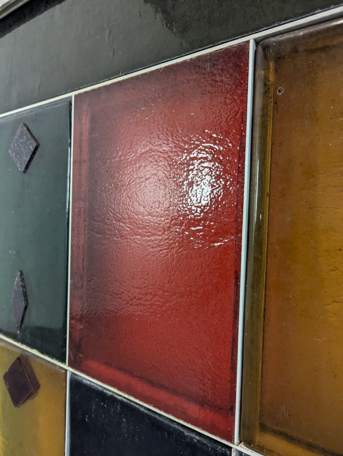 Panneaux en épaisses Dalles de Verre colorées Saint Gobain