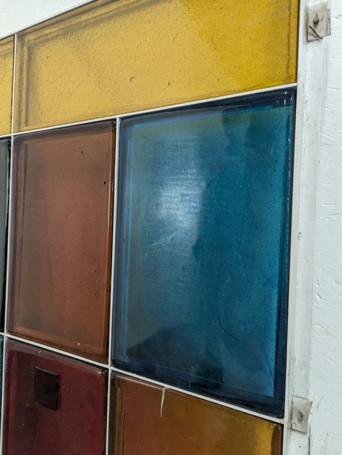 Panneaux en épaisses Dalles de Verre colorées Saint Gobain